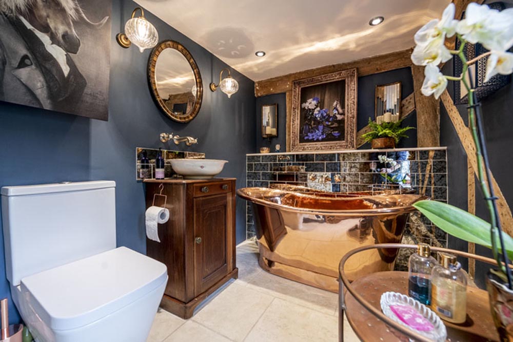 NBK Bathrooms & Kitchens | Brockdish Luxury Bathroom | Copper Bathroom ...